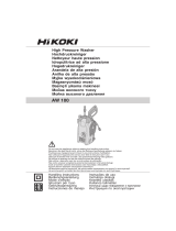 Hikoki AW 100 High Pressure Washer Manual do usuário
