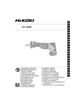 Hikoki CR 18DBL 18V Reciprocating Saw Manual do usuário