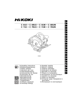 Hikoki C 6U3 Circular Saw Manual do usuário