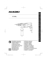 Hikoki D13VL 13mm 1 2 Inch Drill Manual do usuário