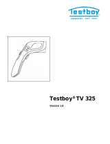 TESTBOY TV 325 Manual do usuário