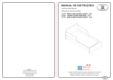 Moveis Estrela 27771 Soneca Baby Mini Bed Manual do usuário