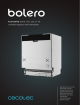 BOLERO AGUAZERO 8000 Built-in Dishwasher Manual do usuário
