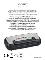 Caso Design VRH 590 Vacuum Sealer System Manual do usuário