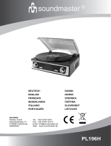 Soundmaster PL196H Manual do usuário