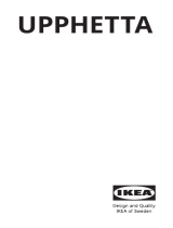 IKEA UPPHETTA Manual do usuário