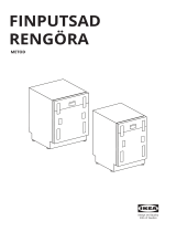 IKEA FINPUTSAD RENGORA Manual do usuário