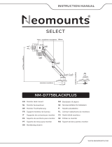 Neomounts NM-D775BLACKPLUS Manual do usuário