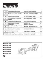 Makita GA042G Manual do usuário