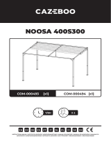 CAZEBOO NOOSA 400S300 Manual do usuário