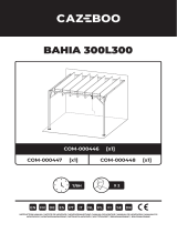 CAZEBOO BAHIA 300L300 Manual do usuário