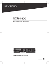 Kenwood NXR-1800 Manual do usuário