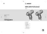 Bosch 120-LI GDR, GDS Professional Cordless Driver, Wrench Manual do usuário