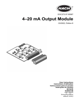 Hach 4-20 mA Output Module Manual do usuário