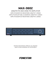 Fonestar MAX-360Z Manual do usuário