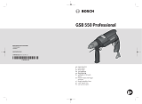 Bosch GSB 550 Manual do usuário