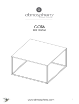 atmosphera Gota Living Room Coffee Table Manual do usuário