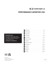 Concept2 PM5 Indoor Rower Performance Monitor Manual do usuário