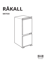 IKEA RÅKALL Refrigerator-Freezer Manual do usuário