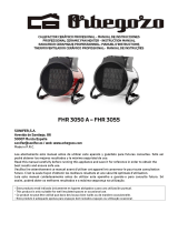 Orbegozo FHR 3050 A Professional Ceramic Fan Heater Manual do usuário