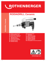 Rothenberger RODIADRILL Ceramic Instruções de operação
