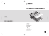 Bosch GTS 18V-216 Instruções de operação