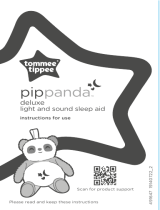 Tommee Tippee Pip Deluxe Sleep Aid Web Leaflet Instruções de operação