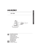 Hikoki SP 18VA Variable Speed Sander Polisher Instruções de operação