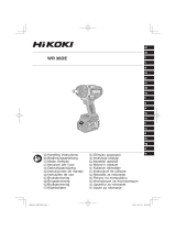 Hikoki WR36DE Li-ion Cordless Brushless MultiVolt IP56 Impact Wrench Instruções de operação