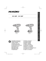 Hikoki DS-18DF 18V Cordless Driver Drill Instruções de operação