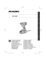 Hikoki WH18DE Li-ion Cordless Tools Instruções de operação