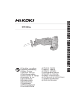 Hikoki CR 36DA Multi-Volt Reciprocating Saw Instruções de operação