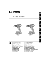 Hikoki DS 18DD Brushless Compact Driver Drill Instruções de operação