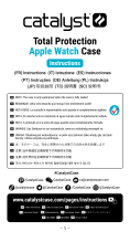 Catalyst Total Protection Apple Watch S7 Case Instruções de operação