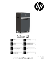HP Pro Shredder 24CC Professional Powerful and Quiet Instruções de operação