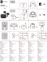 Cellularline BTCRYSTALTWS Series Crystal Wireless Headset Manual do proprietário