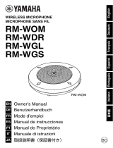 Yamaha RM-WOM Manual do proprietário