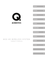 ACOUSTICS M20 HD Wireless System Manual do proprietário