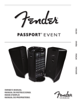 Fender Passport Event Manual do proprietário