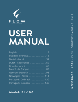 FLOW FL-100 Headset Device Guia de usuario