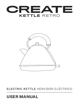 Create Retro Electric Kettle Guia de usuario