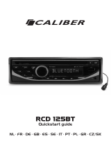 Caliber RCD 125BT Guia de usuario