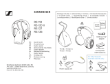 Sennheiser RS 118 True Wireless Buds Guia de usuario