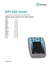 Druck DPI 620 GENII Guia de usuario