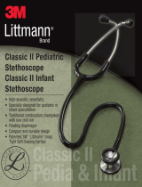 3M Littmann Classic II Pediatric, Infant Stethoscope Guia de usuario