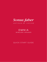 Sonus Faber Omnia High End Wireless Speaker Guia de usuario