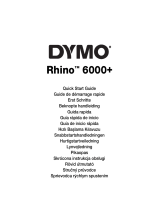 Dymo RHINO 6000+ Industrial Label Maker Guia de usuario