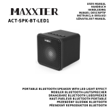 MAXXTER ACT-SPK-BT-LED1 Manual do usuário