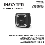 MAXXTER ACT-SPK-BTOD-LED1 Manual do usuário