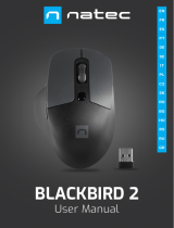 Natec Blackbird 2 Wireless RF Optical 1600 DPI Mouse Manual do usuário